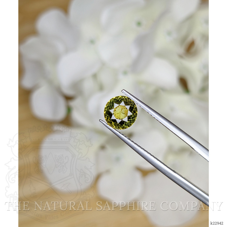 1.50 Ct. Yellowish Green Tourmaline from Ceylon (Sri Lanka)