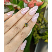 1.50 Ct. Yellowish Green Tourmaline from Ceylon (Sri Lanka) Life Style