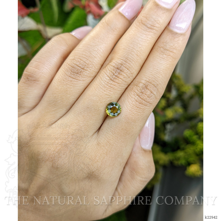 1.50 Ct. Yellowish Green Tourmaline from Ceylon (Sri Lanka)