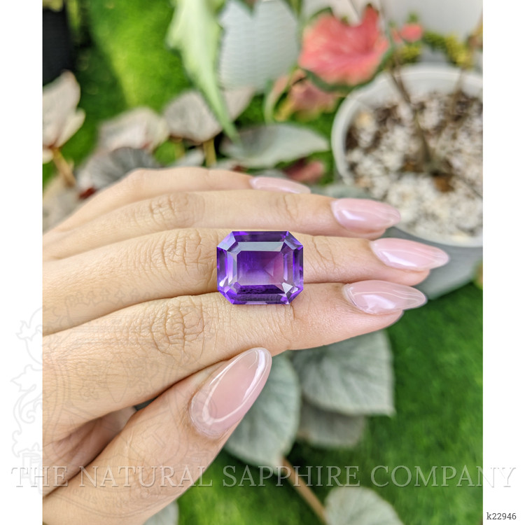 16.19 Ct. Amethyst from Ceylon (Sri Lanka)