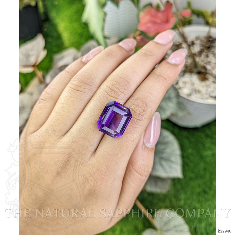 16.19 Ct. Amethyst from Ceylon (Sri Lanka)
