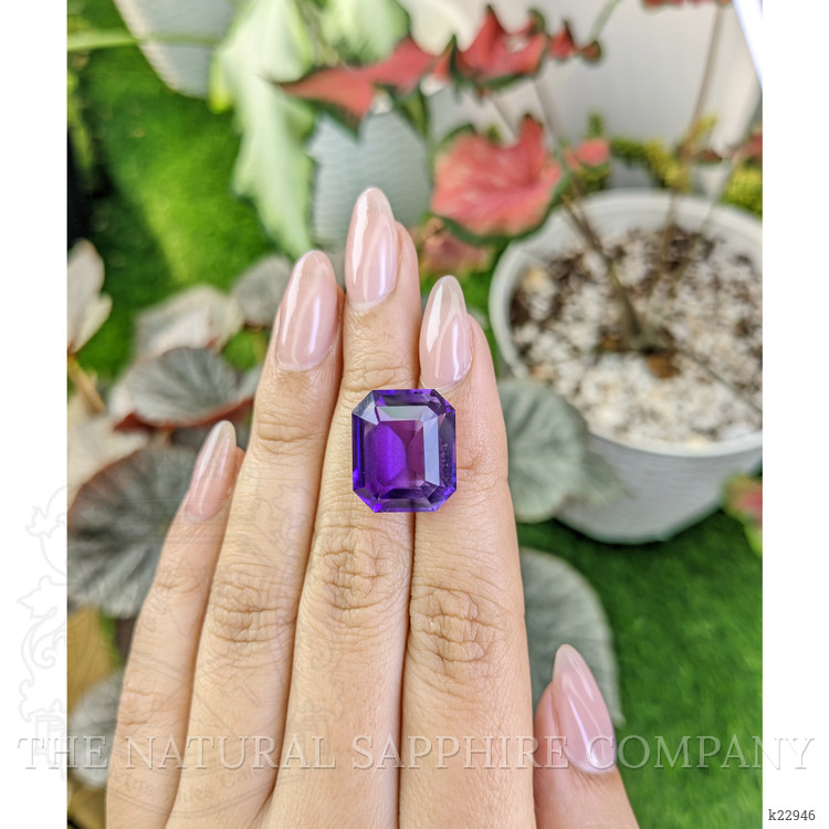 16.19 Ct. Amethyst from Ceylon (Sri Lanka)