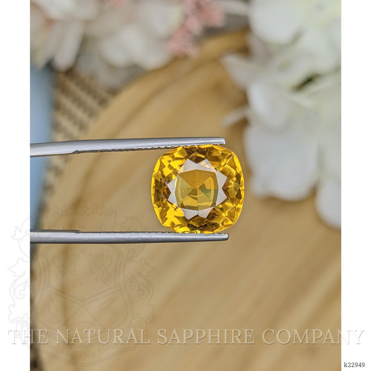 6.10 Ct. Yellow Citrine from Ceylon (Sri Lanka)