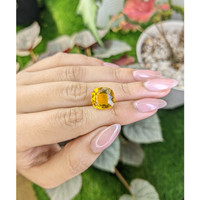 6.10 Ct. Yellow Citrine from Ceylon (Sri Lanka) Life Style