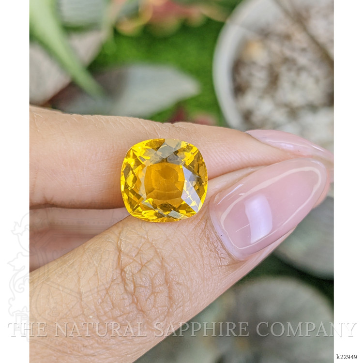 6.10 Ct. Yellow Citrine from Ceylon (Sri Lanka)