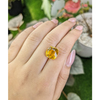 6.10 Ct. Yellow Citrine from Ceylon (Sri Lanka) Life Style