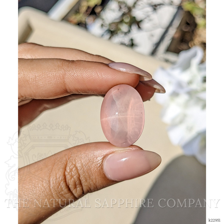 31.32 Ct. Pink Star Rose Quartz from Ceylon (Sri Lanka)