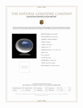 5.74 Ct. Cabochon Moonstone from Ceylon (Sri Lanka) Scan Report