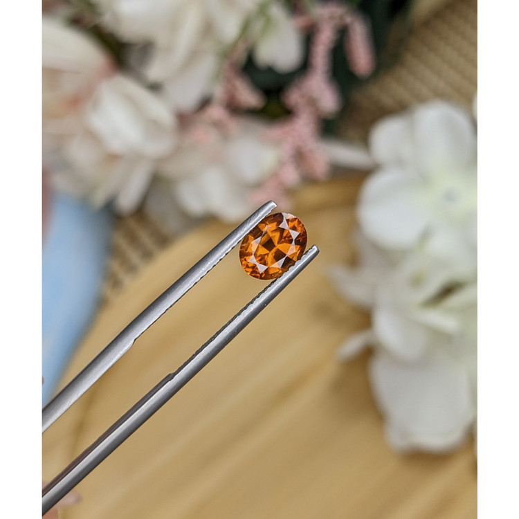 1.27 Ct. Hessonite Garnet from Madagascar