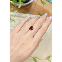 3.18 Ct. Orangish Red Spinel from Burma (Myanmar) Life Style