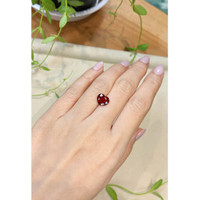 3.35 Ct. Red Spinel from Burma (Myanmar) Life Style