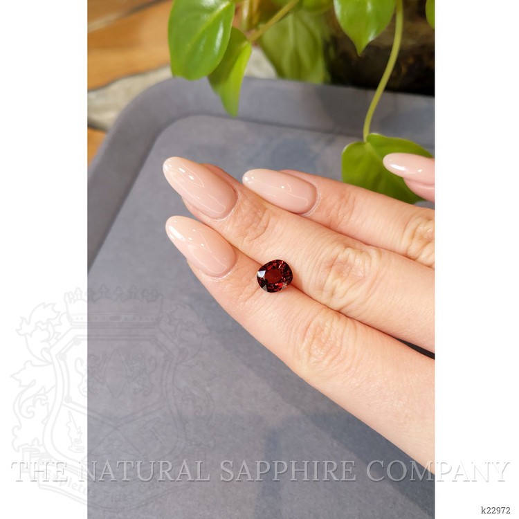 2.15 Ct. Orangish Red Spinel from Burma (Myanmar)