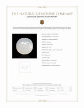 9.61 Ct. White Cabochon Moonstone from Ceylon (Sri Lanka) Scan Report