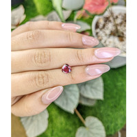 1.23 Ct. Rhodolite Garnet from Ceylon (Sri Lanka) Life Style
