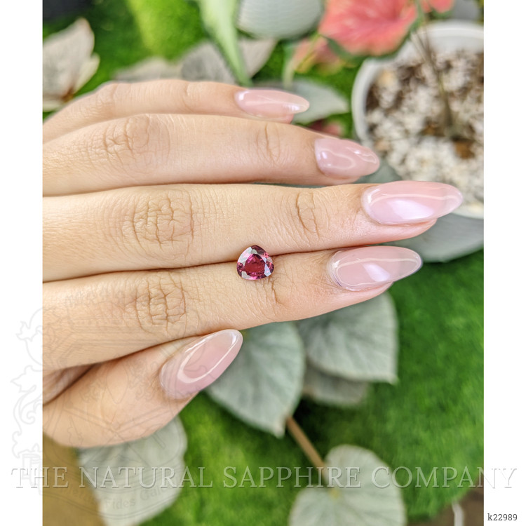 1.23 Ct. Rhodolite Garnet from Ceylon (Sri Lanka)