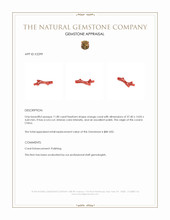 11.80 Ct. Coral from China Appraisal