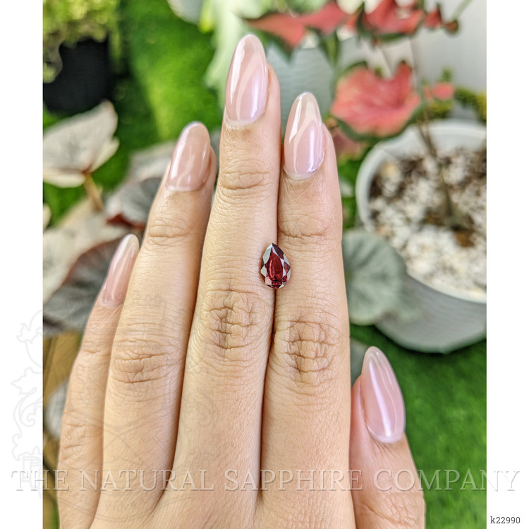 1.24 Ct. Rhodolite Garnet from Ceylon (Sri Lanka)