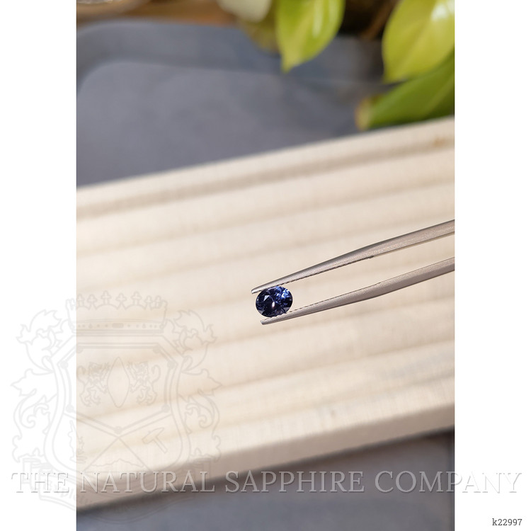 0.67 Ct. Purplish Blue Spinel from Ceylon (Sri Lanka)