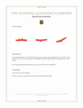 12.50 Ct. Coral Crystal from China Appraisal