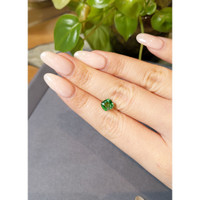 1.54 Ct. Tsavorite Garnet from Tanzania Life Style