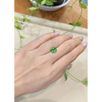3.03 Ct. Tsavorite Garnet from Tanzania Life Style