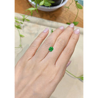 1.10 Ct. Tsavorite Garnet from Tanzania Life Style