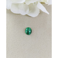 5.35 Ct. Cabochon Malachite from Madagascar Life Style