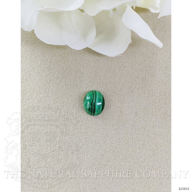 5.35 Ct. Cabochon Malachite from Madagascar