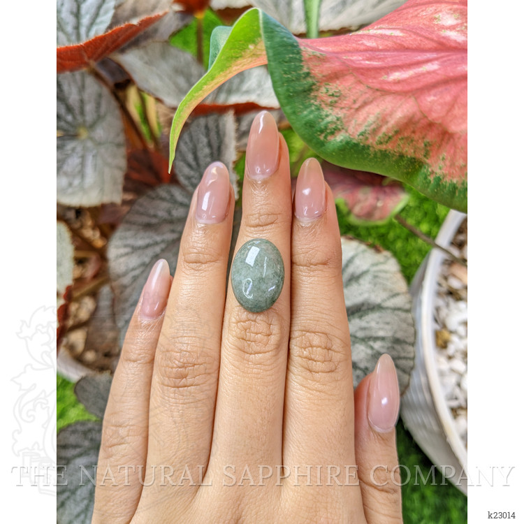 10.35 Ct. Cabochon Jade from Burma (Myanmar)
