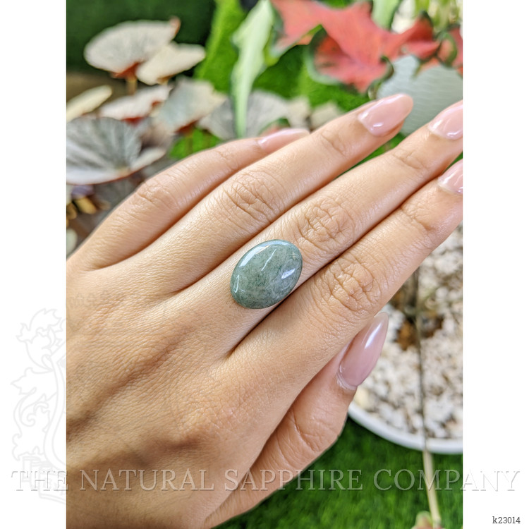 10.35 Ct. Cabochon Jade from Burma (Myanmar)