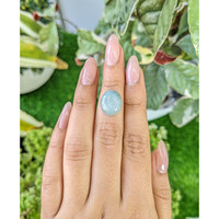 7.48 Ct. Cabochon Jade from Burma (Myanmar) Life Style