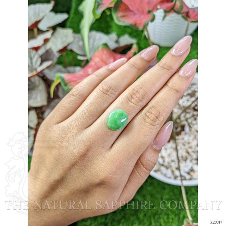 6.09 Ct. Cabochon Jade from Burma (Myanmar)