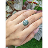 6.39 Ct. Cabochon Jade from Burma (Myanmar) Life Style