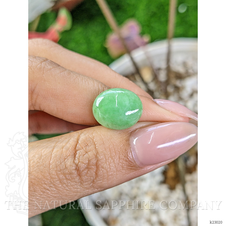 5.37 Ct. Cabochon Jade from Burma (Myanmar)