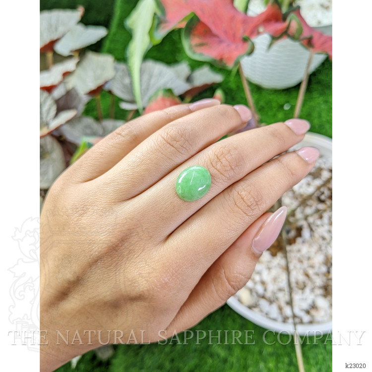 5.37 Ct. Cabochon Jade from Burma (Myanmar)