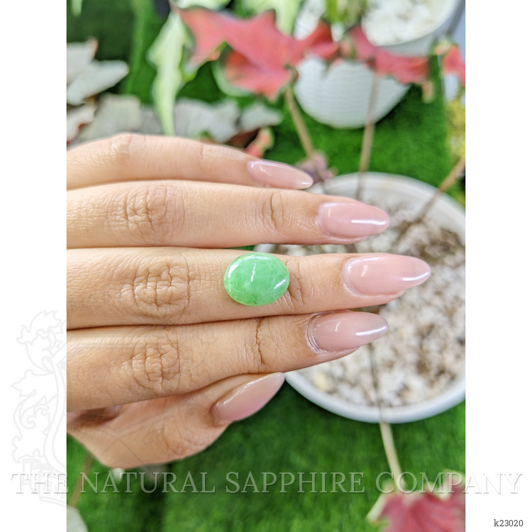 5.37 Ct. Cabochon Jade from Burma (Myanmar)