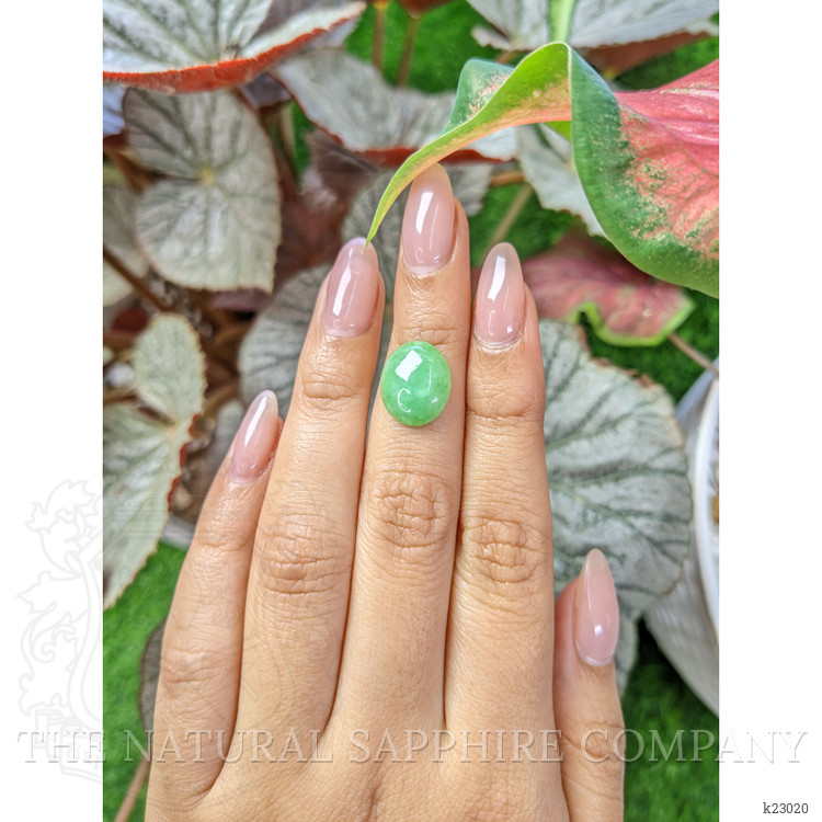 5.37 Ct. Cabochon Jade from Burma (Myanmar)
