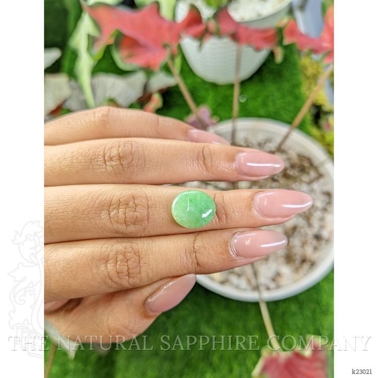 4.69 Ct. Cabochon Jade from Burma (Myanmar)