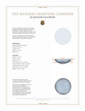 6.53 Ct. Cabochon Jade from Burma (Myanmar) 3 D Scan Report