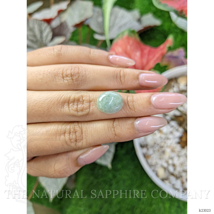 5.88 Ct. Cabochon Jade from Burma (Myanmar)