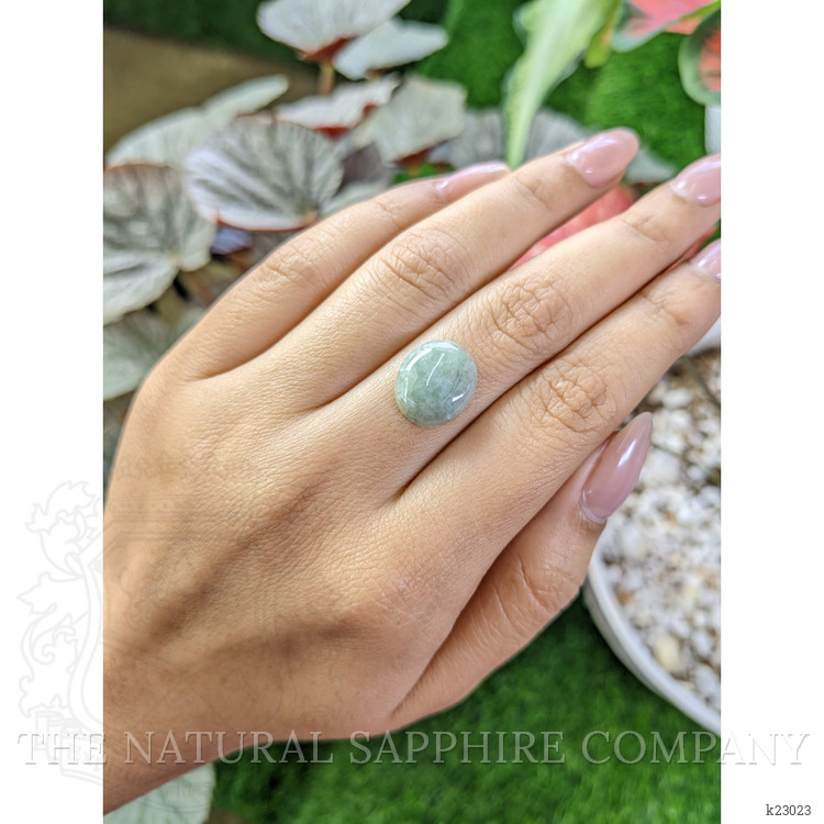 5.88 Ct. Cabochon Jade from Burma (Myanmar)
