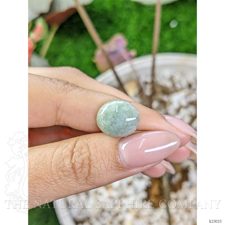 5.88 Ct. Cabochon Jade from Burma (Myanmar)