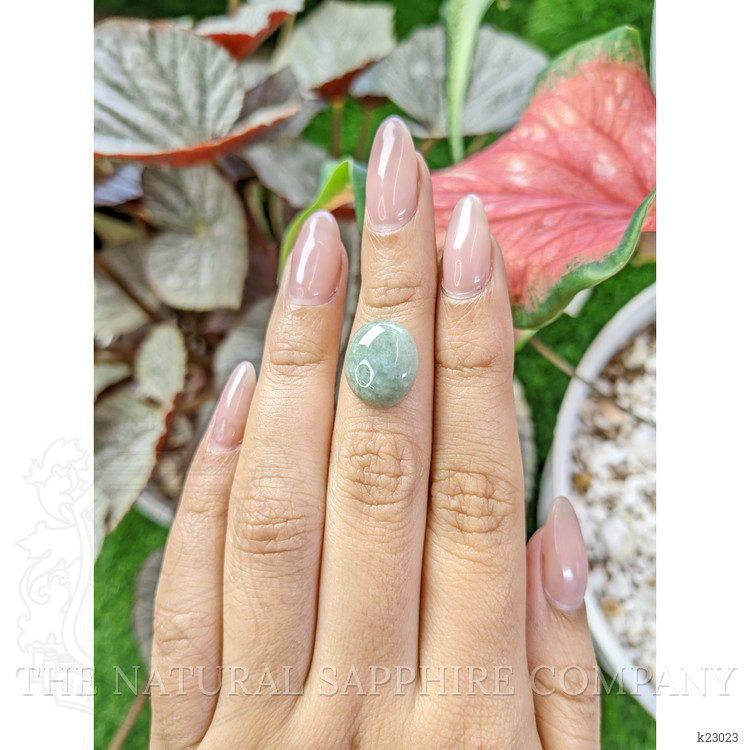 5.88 Ct. Cabochon Jade from Burma (Myanmar)