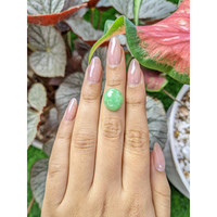 5.20 Ct. Cabochon Jade from Burma (Myanmar) Life Style