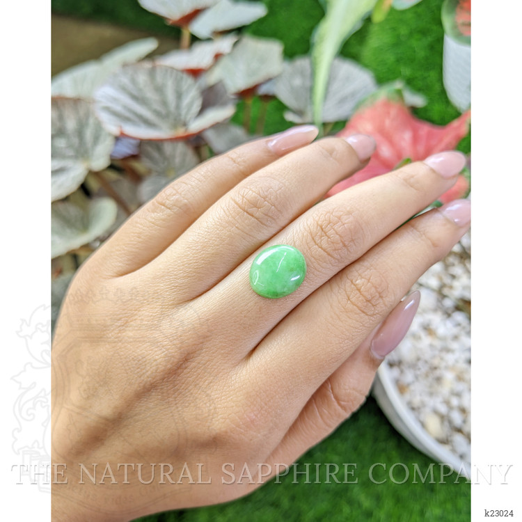 5.20 Ct. Cabochon Jade from Burma (Myanmar)