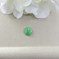 5.20 Ct. Cabochon Jade from Burma (Myanmar) Life Style