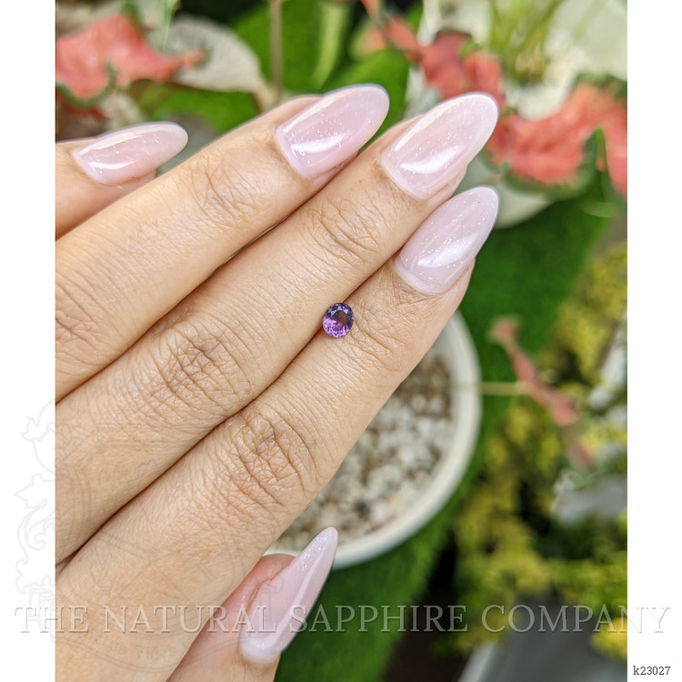 0.35 Ct. Pinkish Purple Spinel from Ceylon (Sri Lanka)