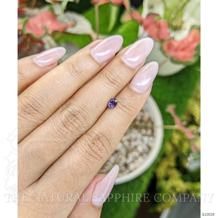 0.36 Ct. Purple Spinel from Ceylon (Sri Lanka)