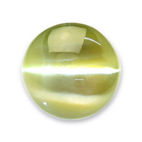 3.26 Ct. Yellowish Green Cabochon Chrysoberyl from Ceylon (Sri Lanka) Video