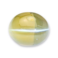 1.48 Ct. Greenish Yellow Cabochon Chrysoberyl from Ceylon (Sri Lanka) Video